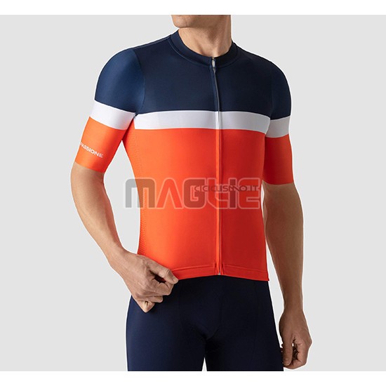 Maglia La Passione Manica Corta 2019 Blu Bianco Arancione - Clicca l'immagine per chiudere